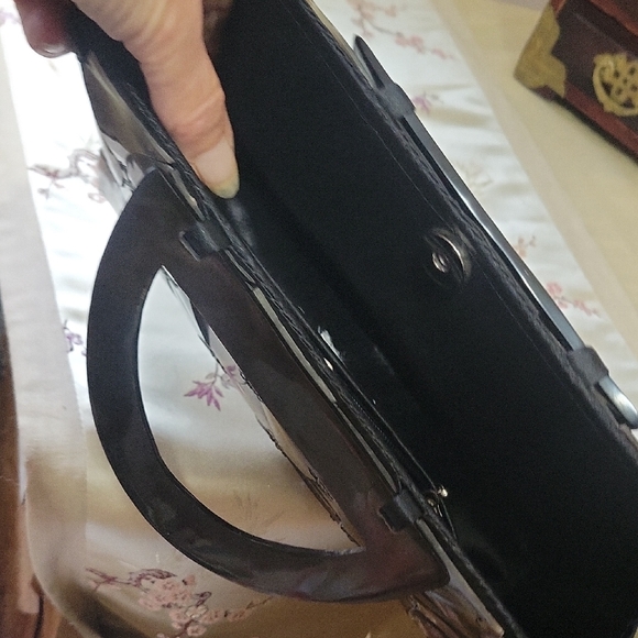 Vintage Tortoise Shell Hand Bag - Picture 4 of 5